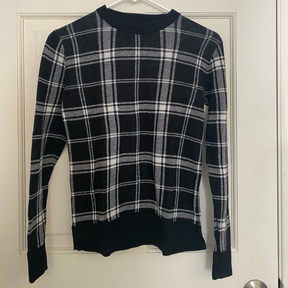 Plaid sweater
